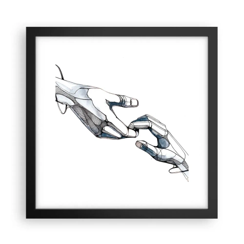 Poster in black frame - Good Gesture - 30x30 cm