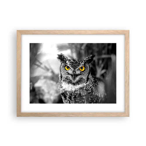 Poster in light oak frame - Nothing Can Hide - 40x30 cm