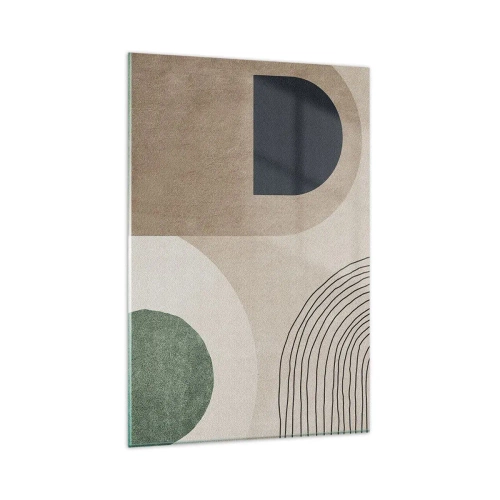 Glass picture - Gentleness of an Oval - 80x120 cm