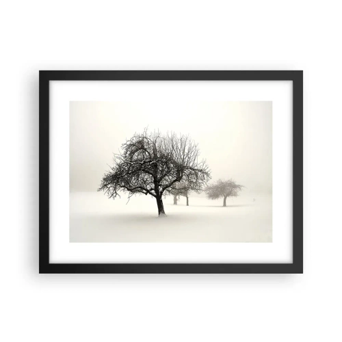 Poster in black frame - Winter Dream - 40x30 cm