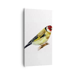 Canvas picture - Bird Portrait  - 65x120 cm