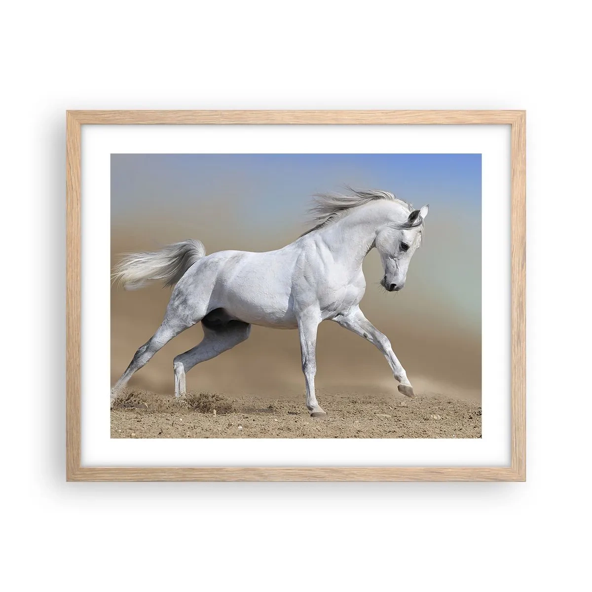 Poster in light oak frame - The Most Beautiful Arabic Tale - 50x40 cm