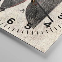 Clock face with numbers