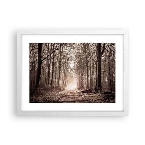 Poster in white frmae - Cathedral of the Forest - 40x30 cm