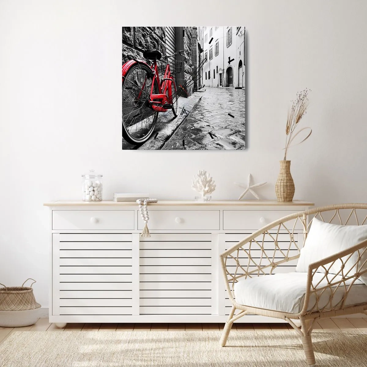 Wall clock - Clock on glass - Real Beauty Does Not Age - 30x30 cm
