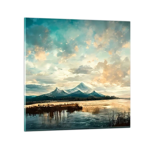Glass picture - Under Heaven's Protection - 50x50 cm