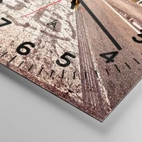 Clock face with numbers