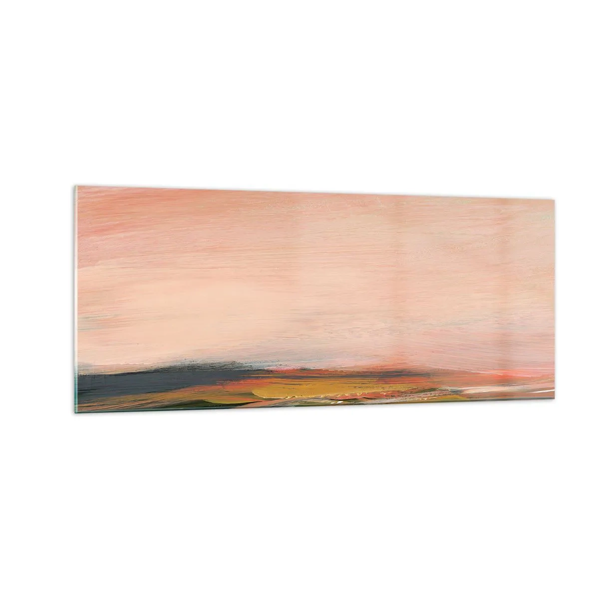 Glass picture - In Pink Tones - 100x40 cm