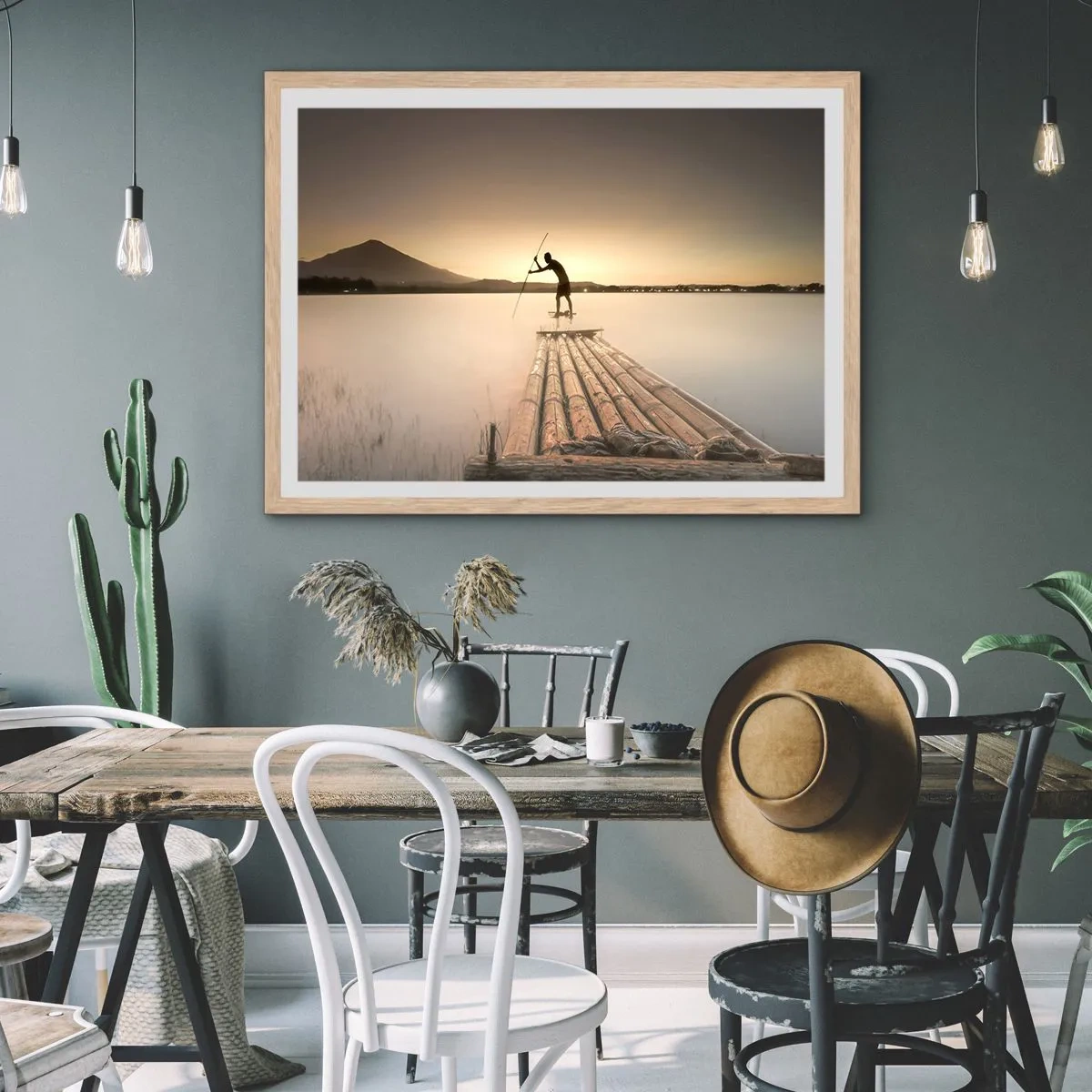 Poster in light oak frame - Before Rest - 40x30 cm