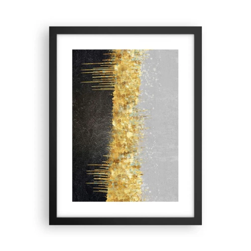 Poster in black frame - In and Up - 30x40 cm