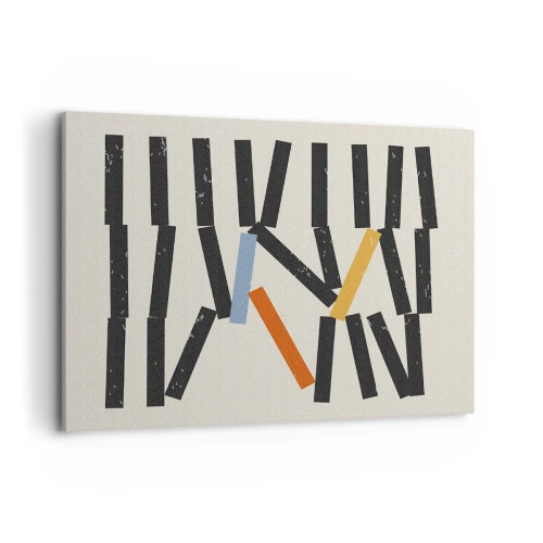 Canvas picture - Domino - Composition - 100x70 cm