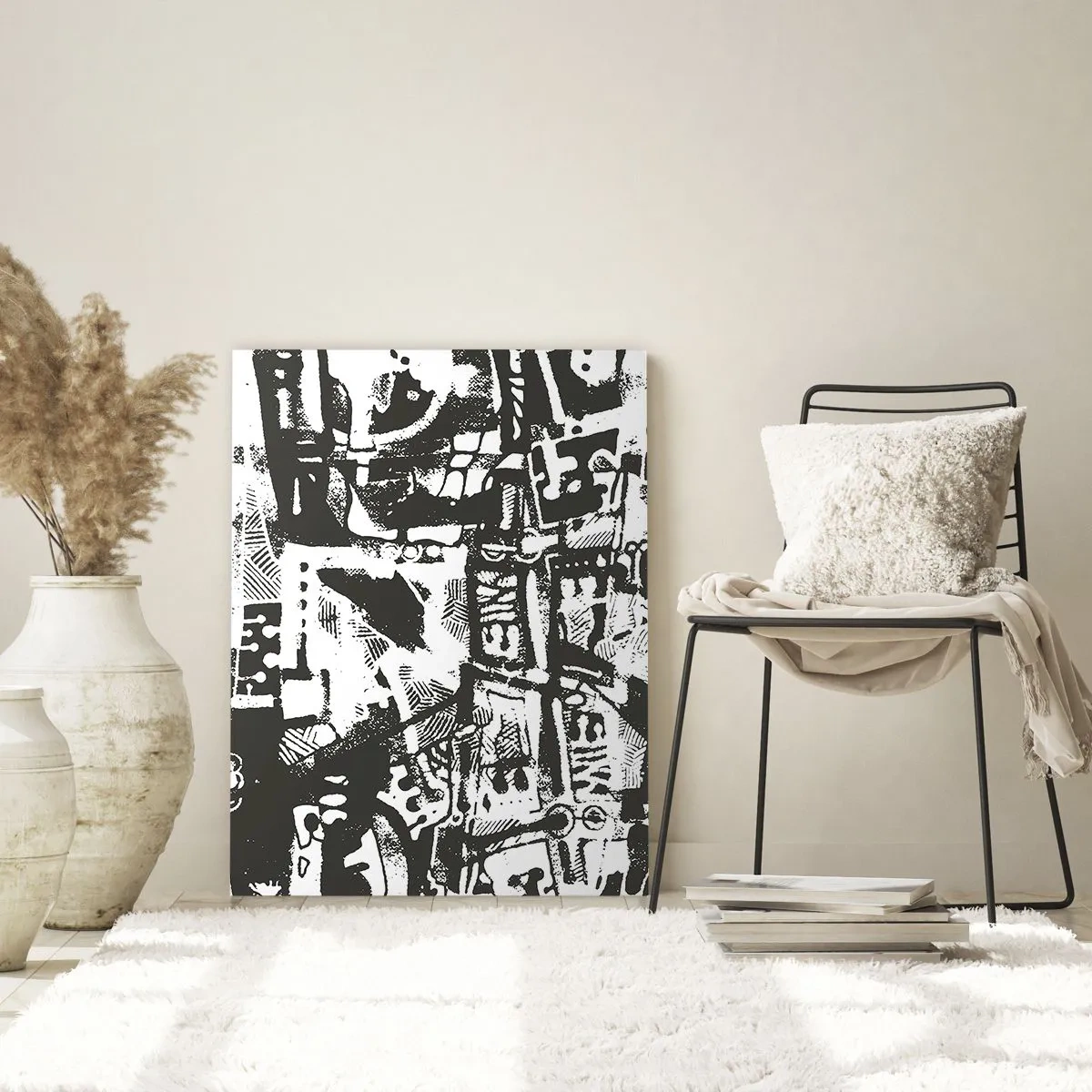 Glass picture - Order or Chaos? - 70x100 cm