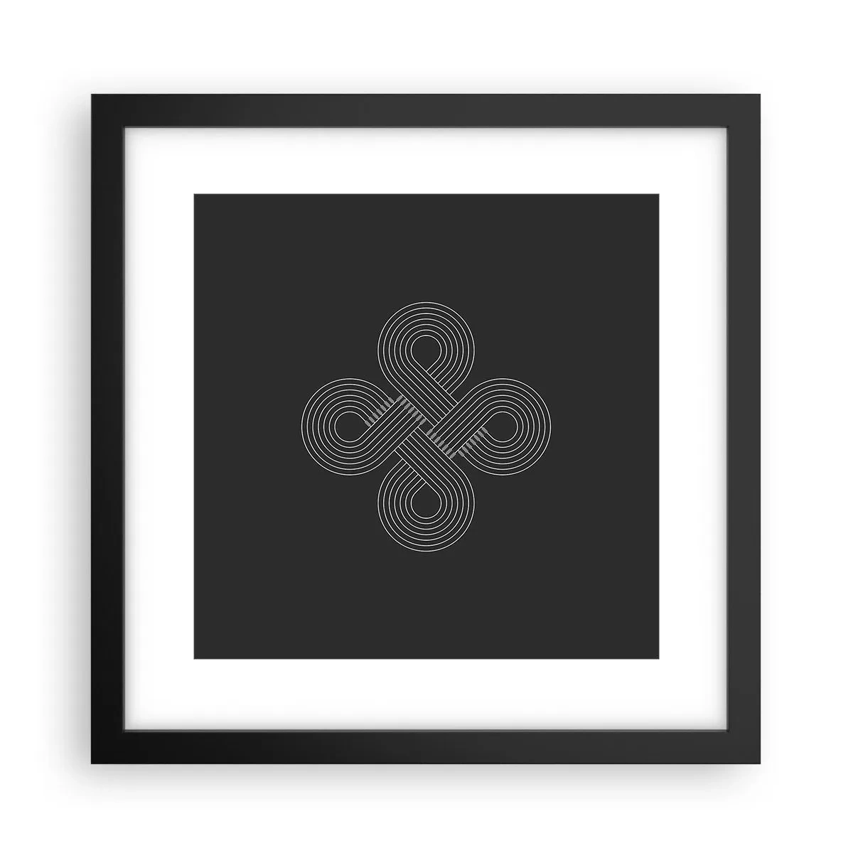 Poster in black frame - In Celtic Spirit - 30x30 cm