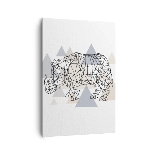 Canvas picture - Structure of Strength - 70x100 cm