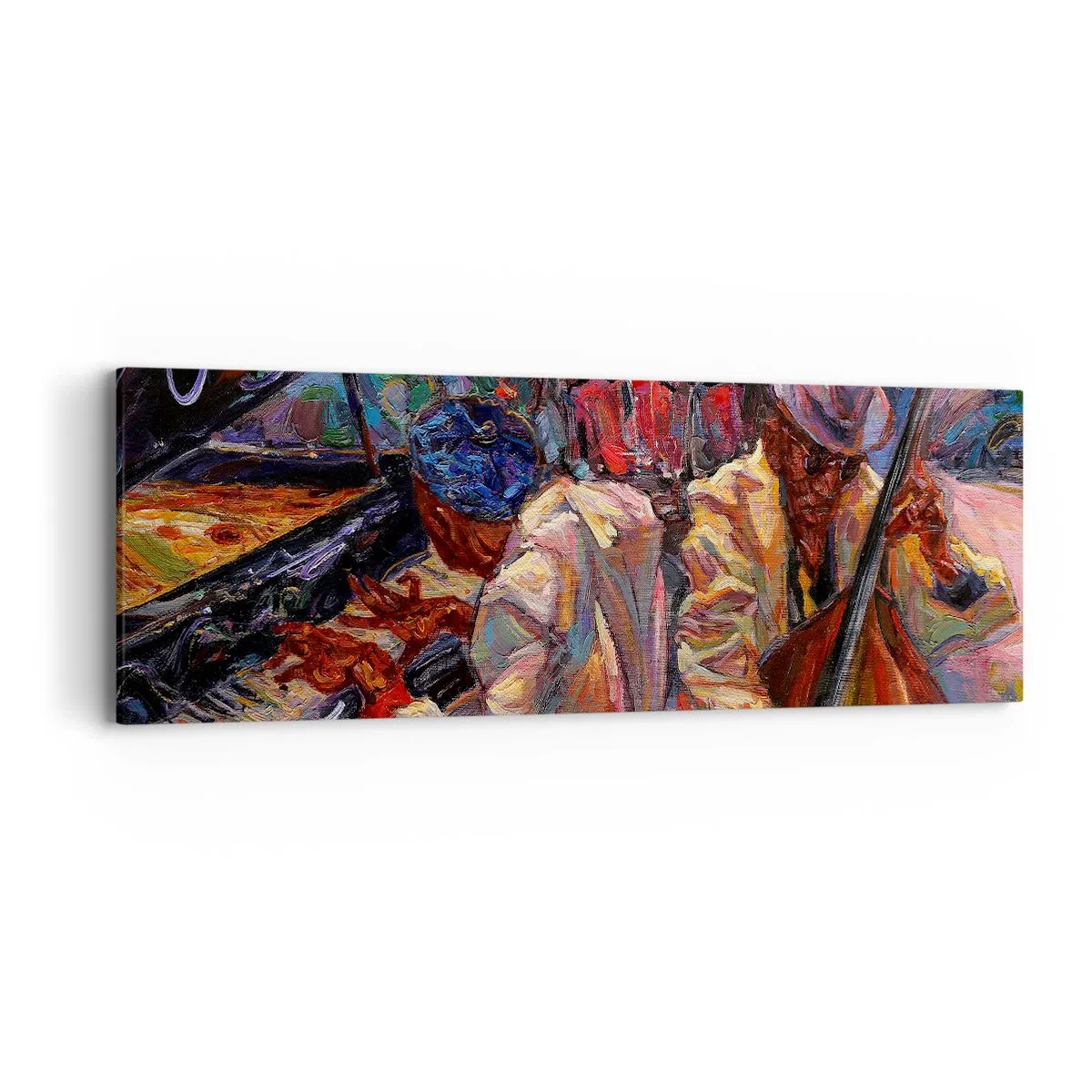 Canvas picture - In the Same Rhythm - 90x30 cm