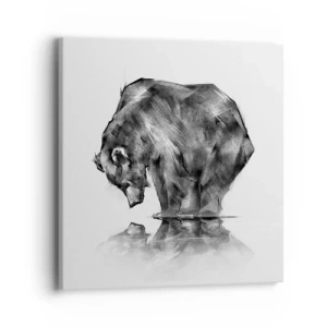 Canvas picture - Nice to See Someone Close - 40x40 cm