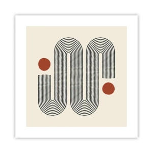 Poster - From Beginning till the End - 40x40 cm