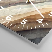 Clock face with numbers