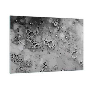 Glass picture - Like a Moon Landscape - 120x80 cm