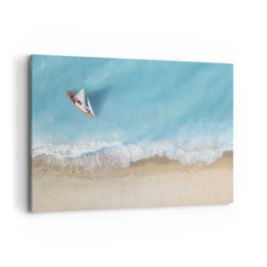 Canvas picture - On the Border of Blue and Gold - 120x80 cm