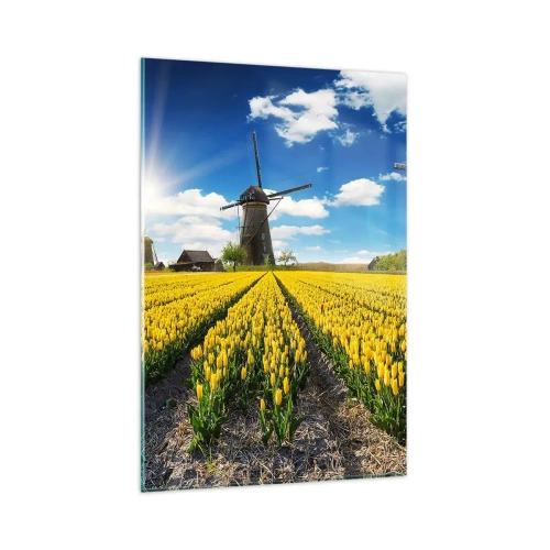 Glass picture - It Can't Be More Dutch - 80x120 cm