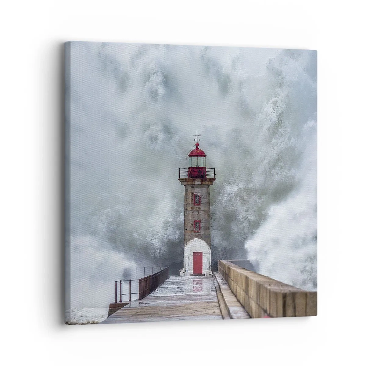 Canvas picture - Roar of Waters, Whirr of the Wind - 30x30 cm