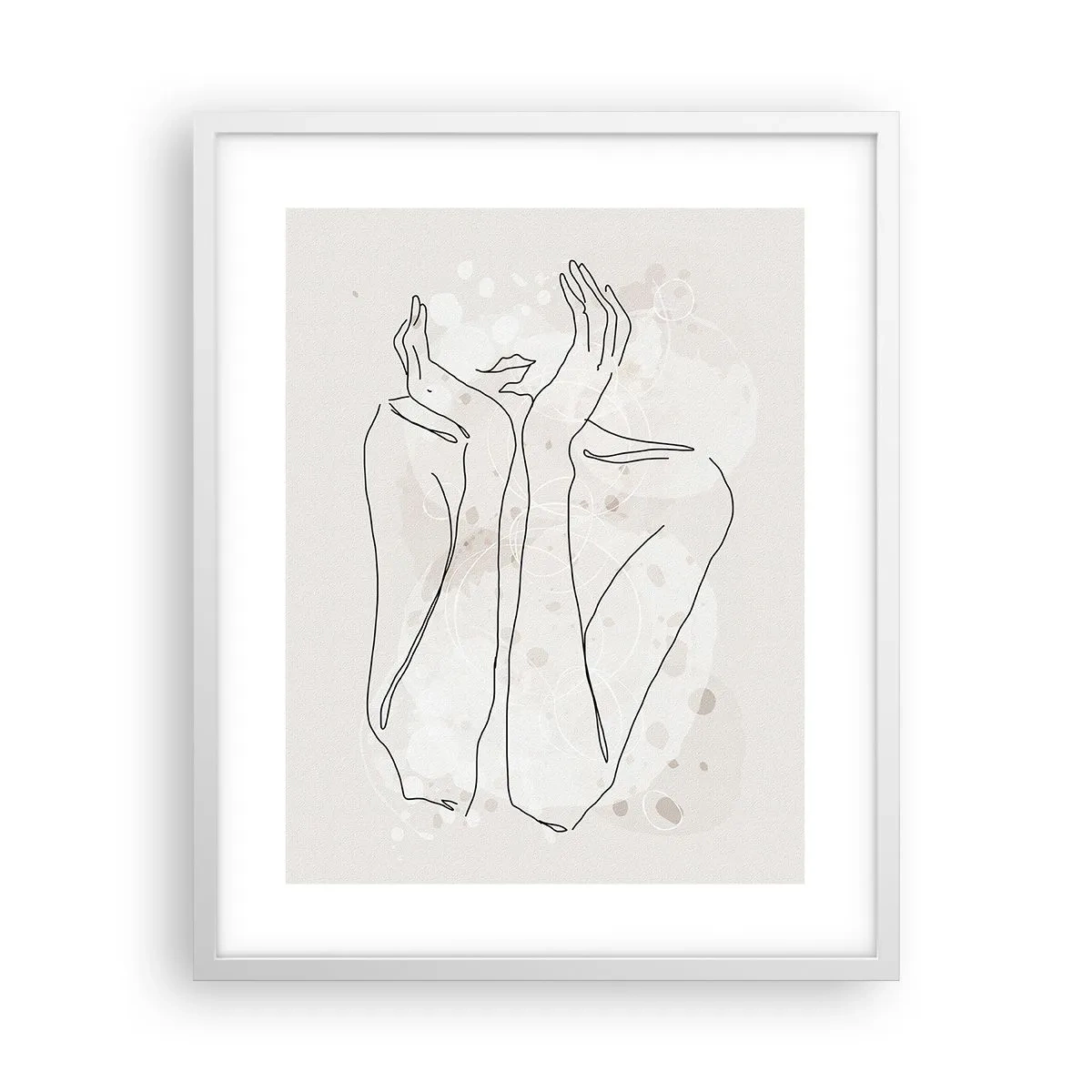 Poster in white frmae - Dreamful Moment - 40x50 cm