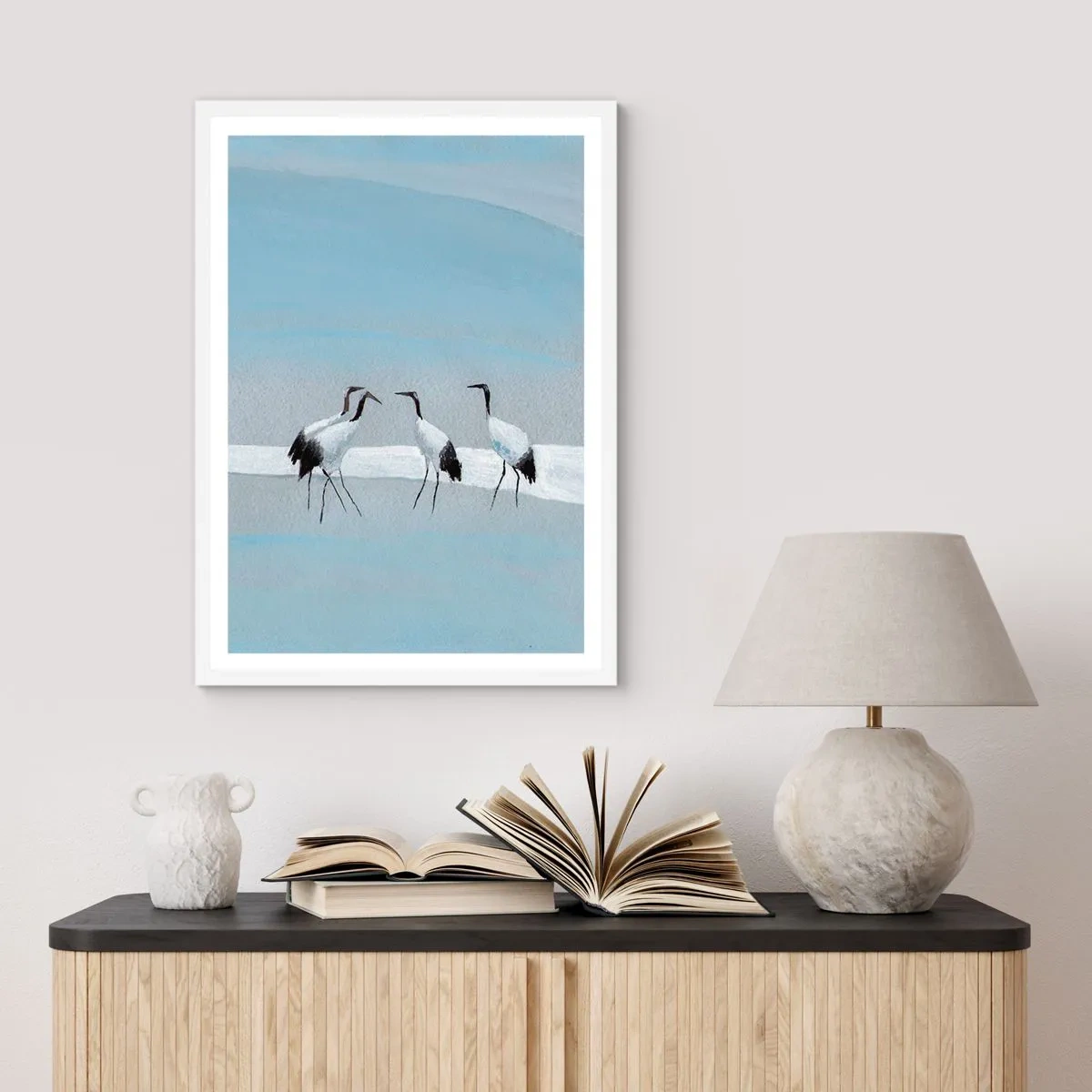 Poster in white frmae - After a Hot Day - 40x50 cm