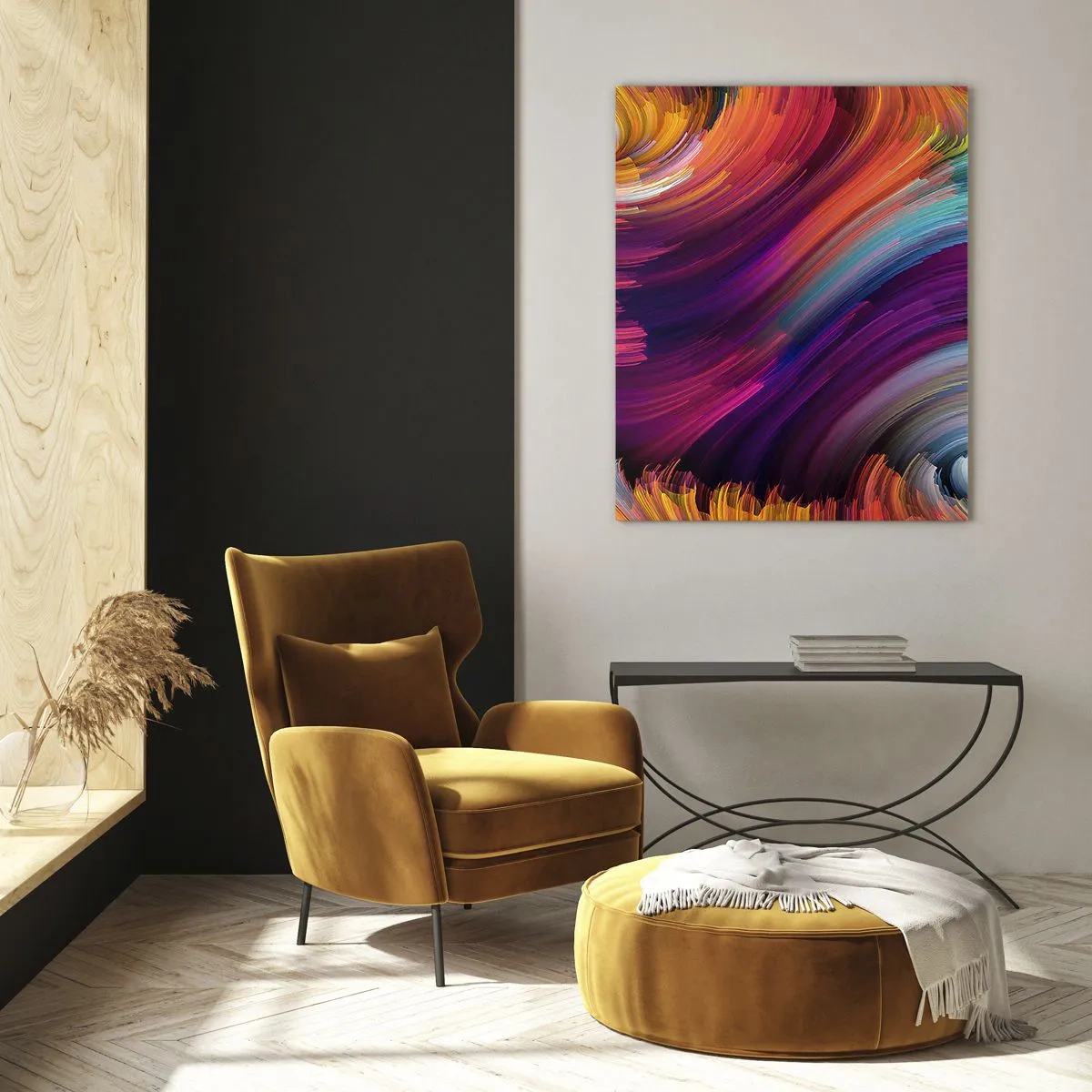 Glass picture - Beginning of New World - 50x70 cm