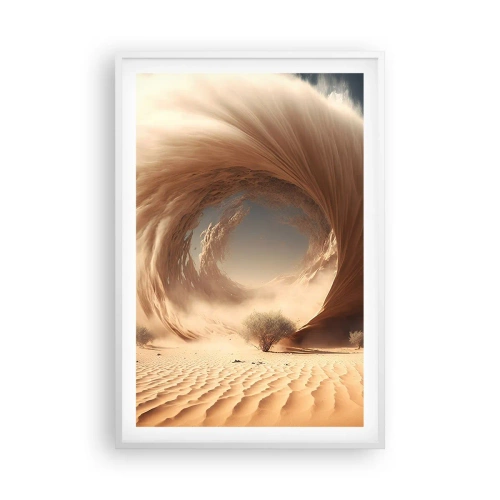 Poster in white frmae - Open Portal - 61x91 cm
