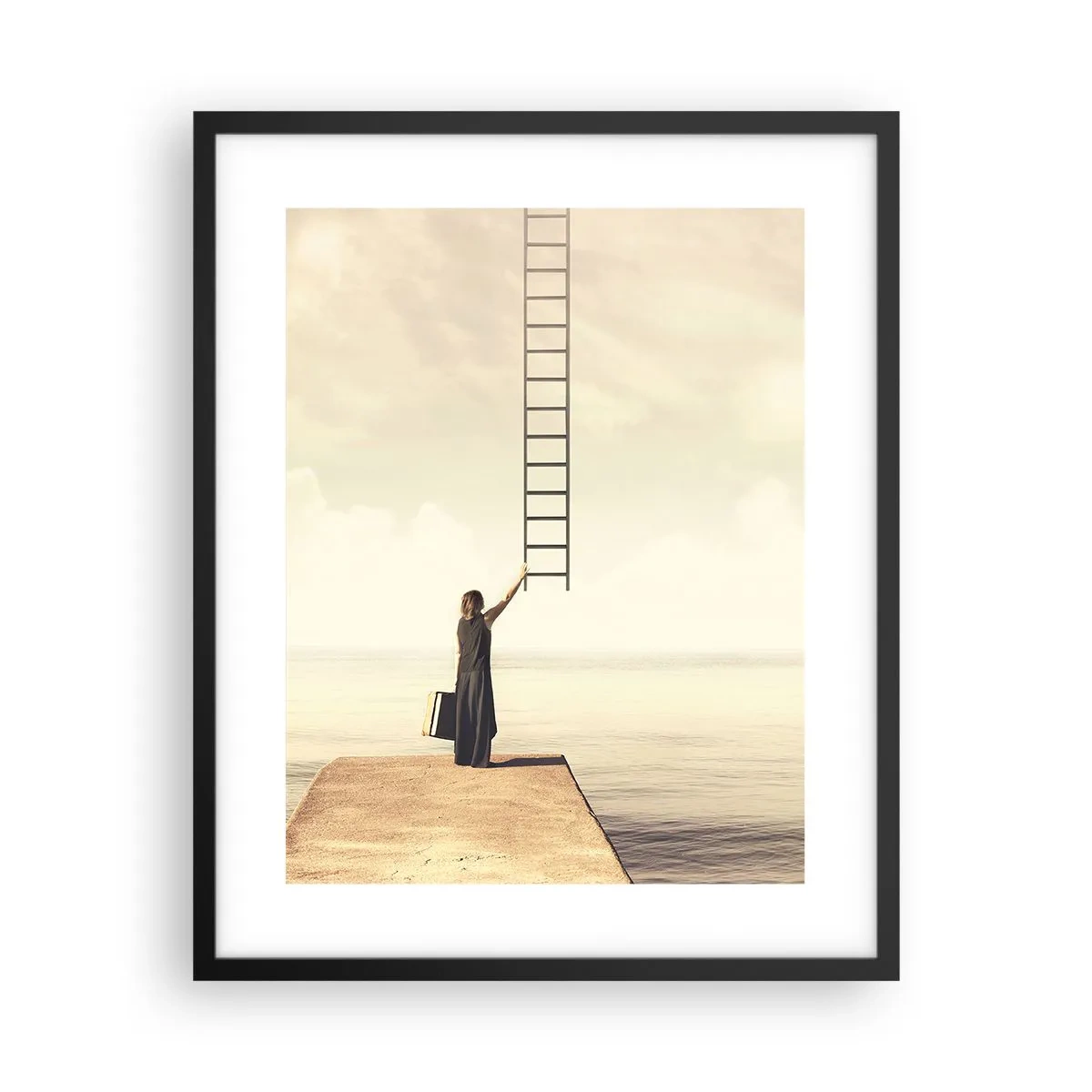 Poster in black frame - Magical Trip - 40x50 cm