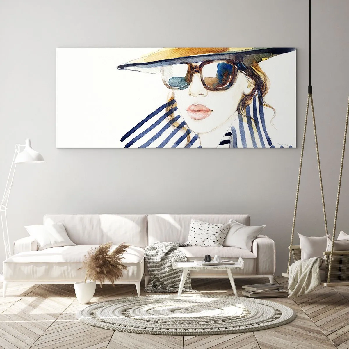 Glass picture - Welcome to Florida! - 120x50 cm