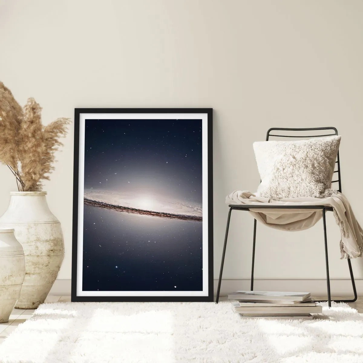 Poster in black frame - A Long Time Ago in a Distant Galaxy - 61x91 cm