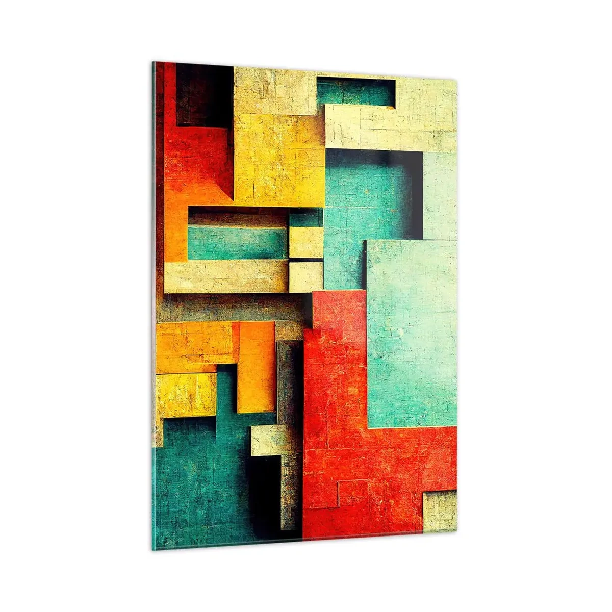 Glass picture - Festival of Right Angles - 50x70 cm