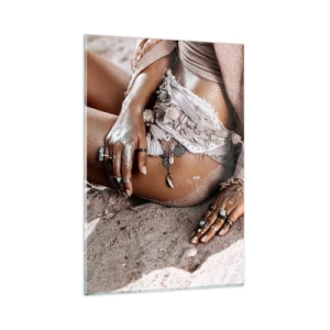 Glass picture - Thrown Out by the Waves - 80x120 cm