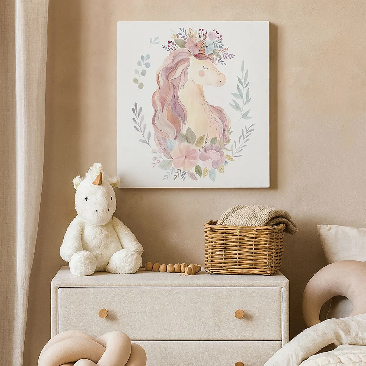 Canvas picture - Invitation to the Fairytale World - 30x30 cm