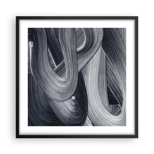 Poster in black frame - Fluidity of Reality - 50x50 cm