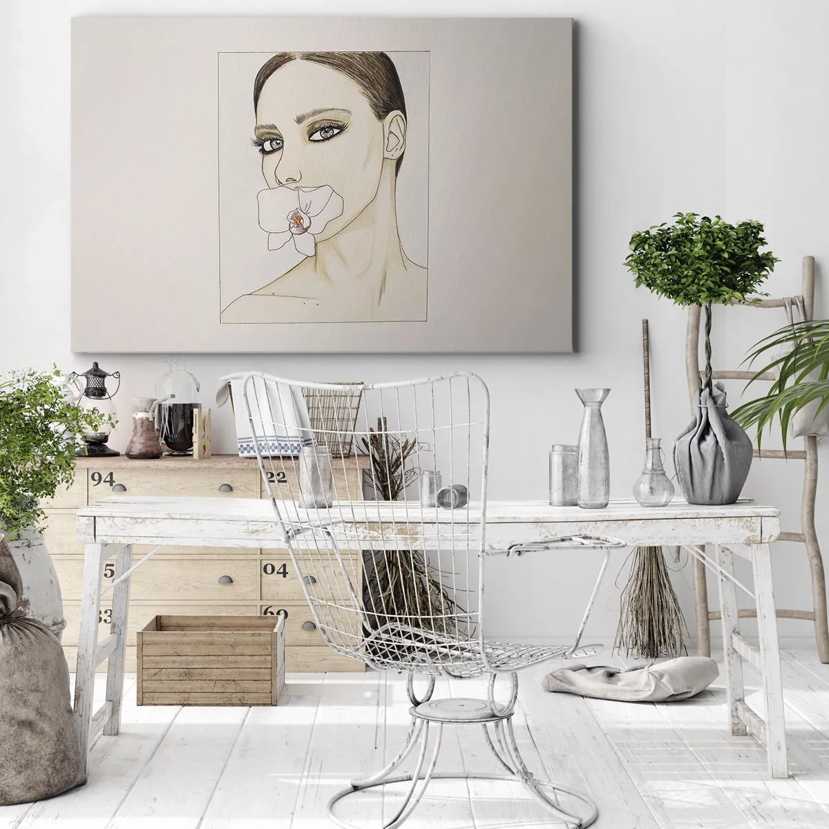 Canvas picture - Symbol of Elegance and Beauty - 120x80 cm