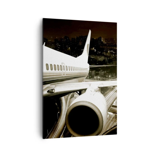 Canvas picture - Flying into the Night - 70x100 cm
