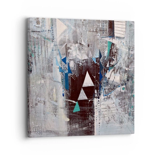 Canvas picture - Superior Order of Triangles - 40x40 cm