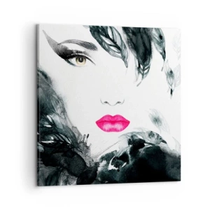 Canvas picture - Watch out for Femme Fatale! - 60x60 cm