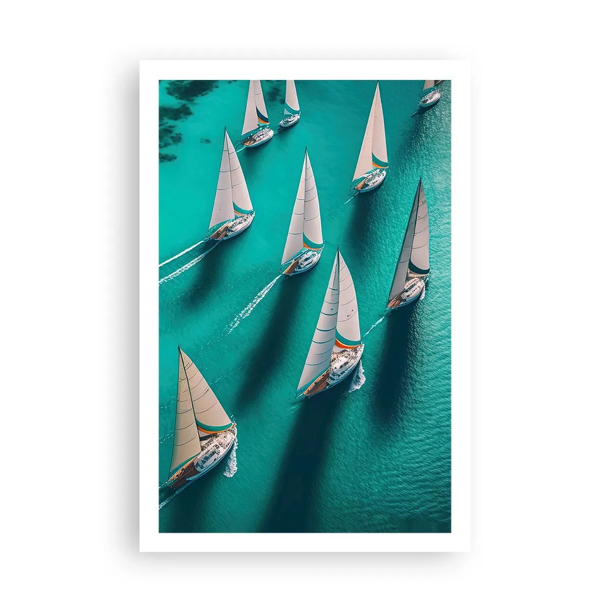 Poster - Competing with the Wind - 61x91 cm