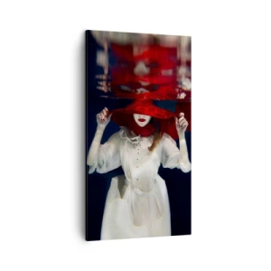Canvas picture - Mysterious Woman - 45x80 cm
