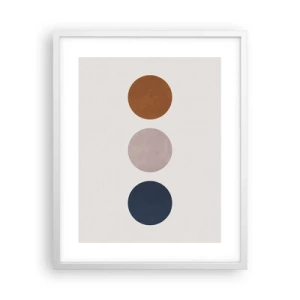 Poster in white frmae - Symbol of Perfection - 40x50 cm