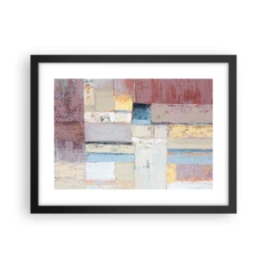 Poster in black frame - Calm of Geometry - 40x30 cm