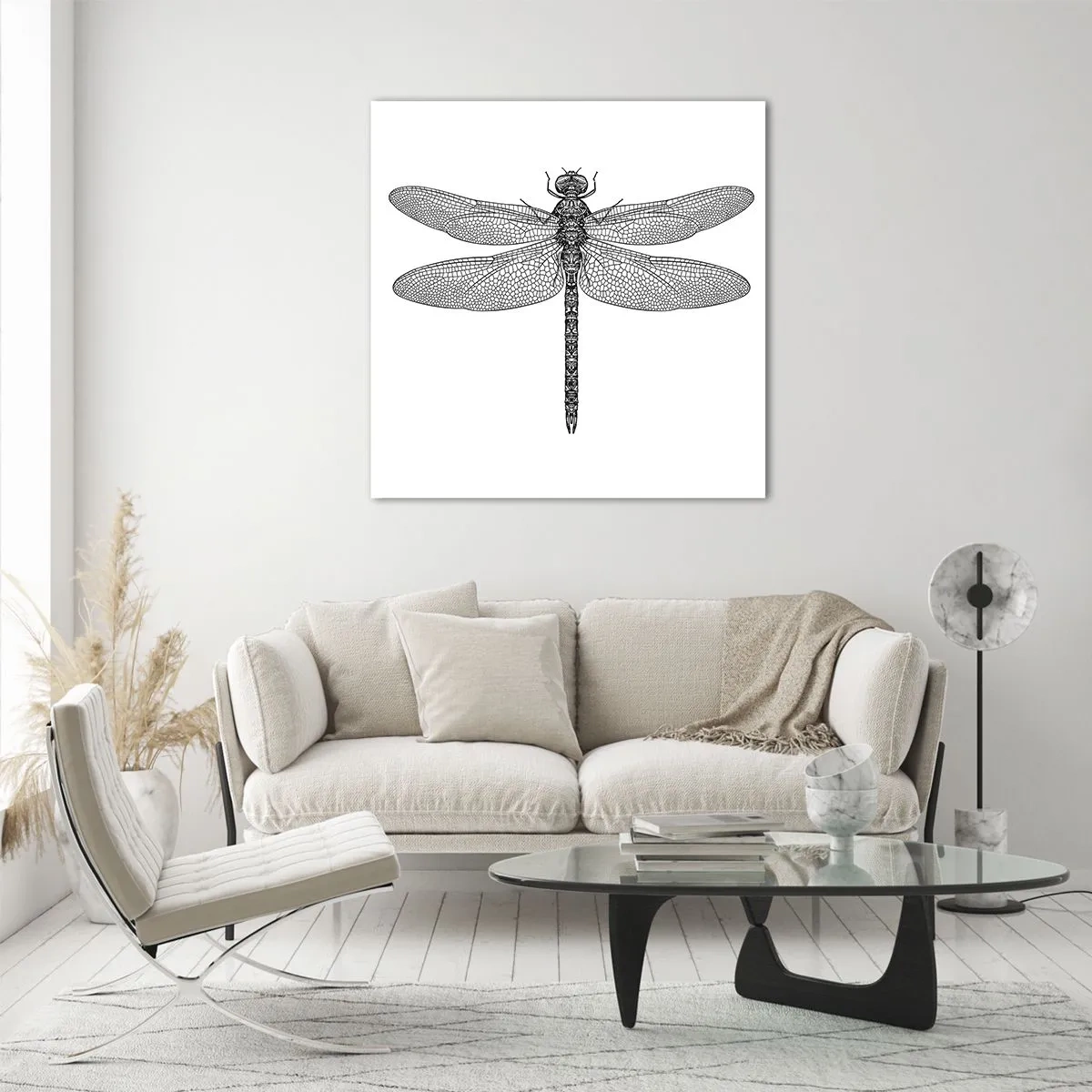 Glass picture - Precision of Nature - 60x60 cm