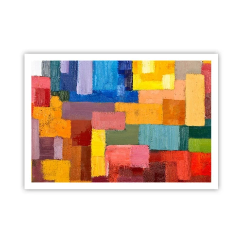 Poster - Each Different, All Colourful - 100x70 cm
