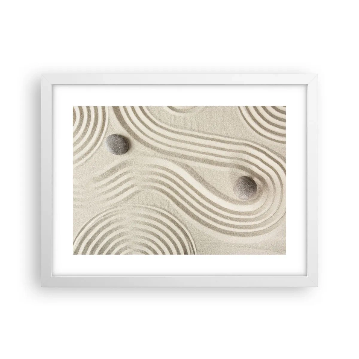 Poster in white frmae - Touch of Warmth - 40x30 cm