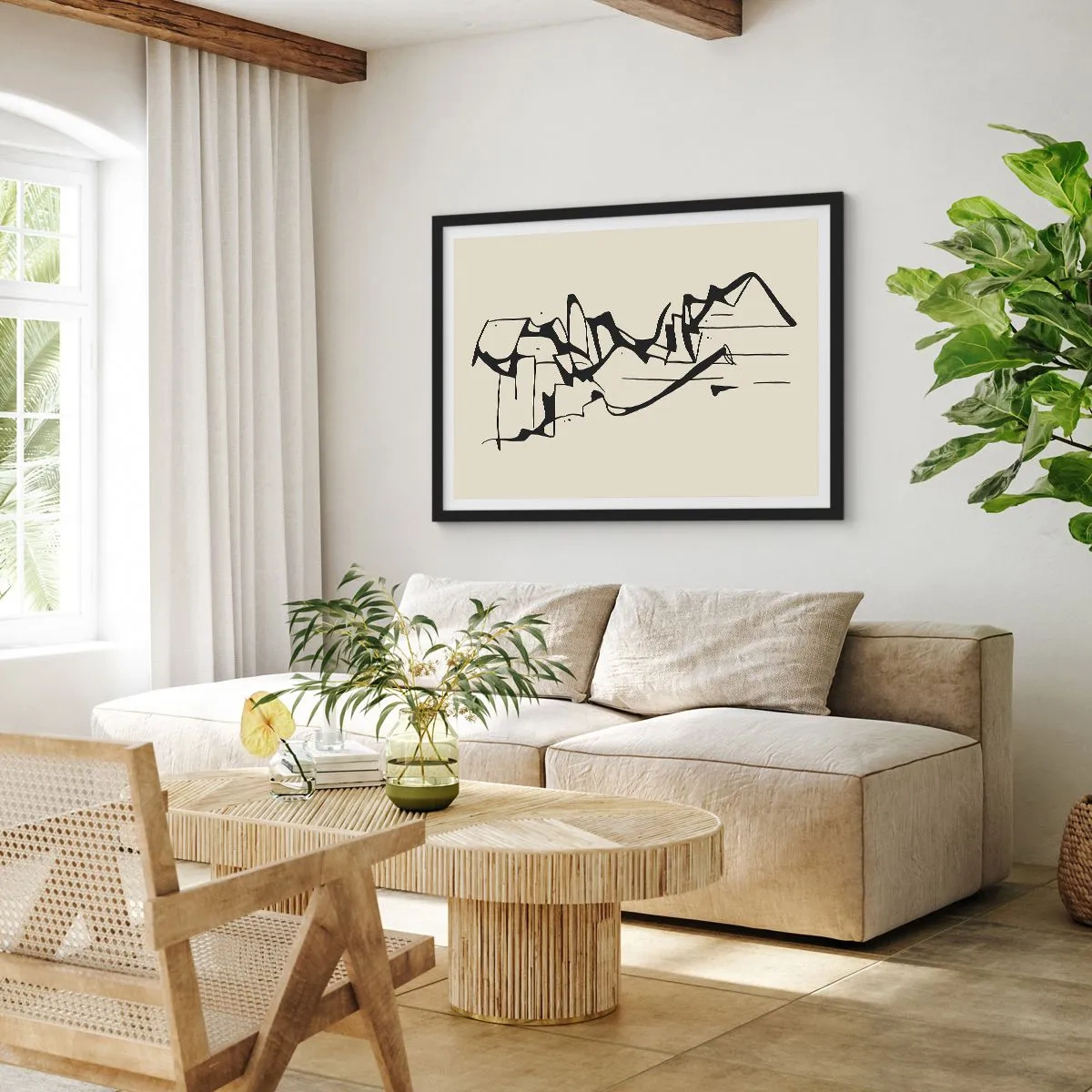 Poster in black frame - Maybe Landscape - 40x30 cm