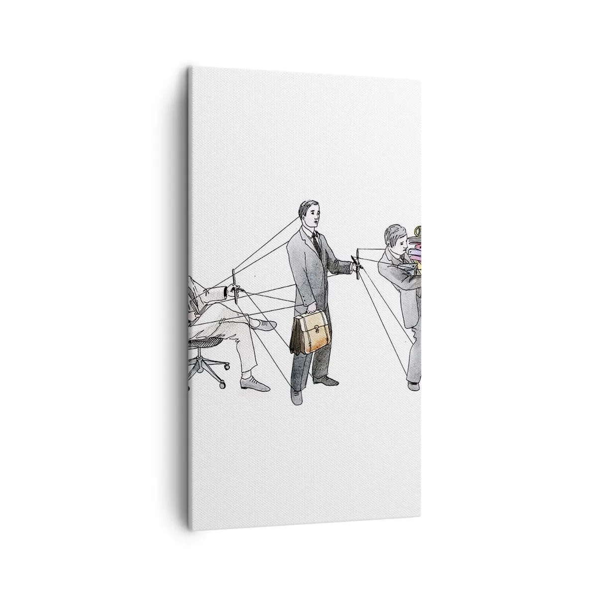 Canvas picture - Everyone Is Someone Else's Puppet - 45x80 cm